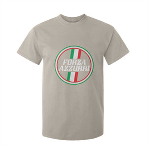 Italian Sport Support T Shirt For Kid Let's Go Italy Forza Azzurri TS09 Sand Print Your Wear
