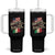American Grown Italian Roots Patriot Tumbler With Handle TS09 One Size: 40 oz Black Print Your Wear