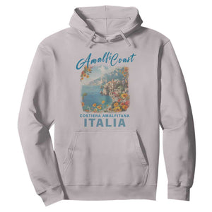 Italy Trip Hoodie Amalfi Coast Beautiful Beach TS09 Ice Gray Print Your Wear