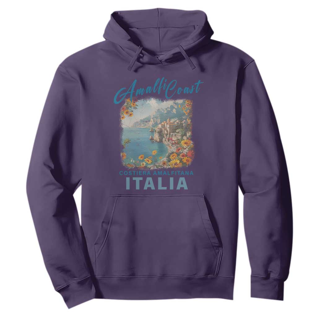 Italy Trip Hoodie Amalfi Coast Beautiful Beach TS09 Purple Print Your Wear