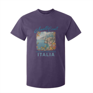 Italy Trip T Shirt For Kid Amalfi Coast Beautiful Beach TS09 Purple Print Your Wear