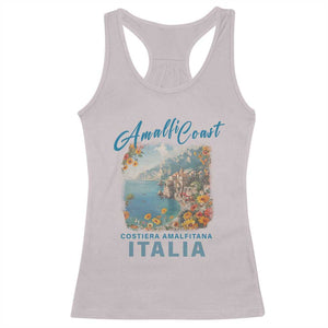 Italy Trip Racerback Tank Top Amalfi Coast Beautiful Beach TS09 Ice Gray Print Your Wear