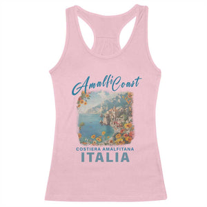 Italy Trip Racerback Tank Top Amalfi Coast Beautiful Beach TS09 Light Pink Print Your Wear