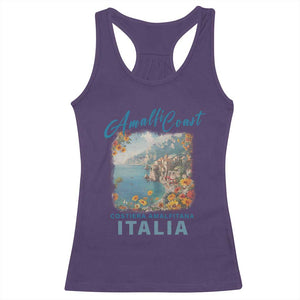 Italy Trip Racerback Tank Top Amalfi Coast Beautiful Beach TS09 Purple Print Your Wear