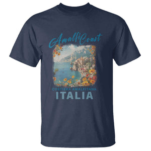Italy Trip T Shirt Amalfi Coast Beautiful Beach TS09 Navy Print Your Wear