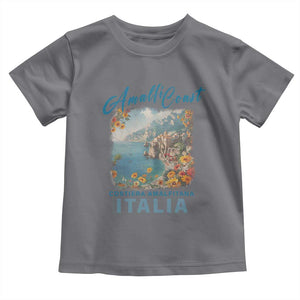 Italy Trip Toddler T Shirt Amalfi Coast Beautiful Beach TS09 Charcoal Print Your Wear