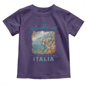 Italy Trip Toddler T Shirt Amalfi Coast Beautiful Beach TS09 Purple Print Your Wear