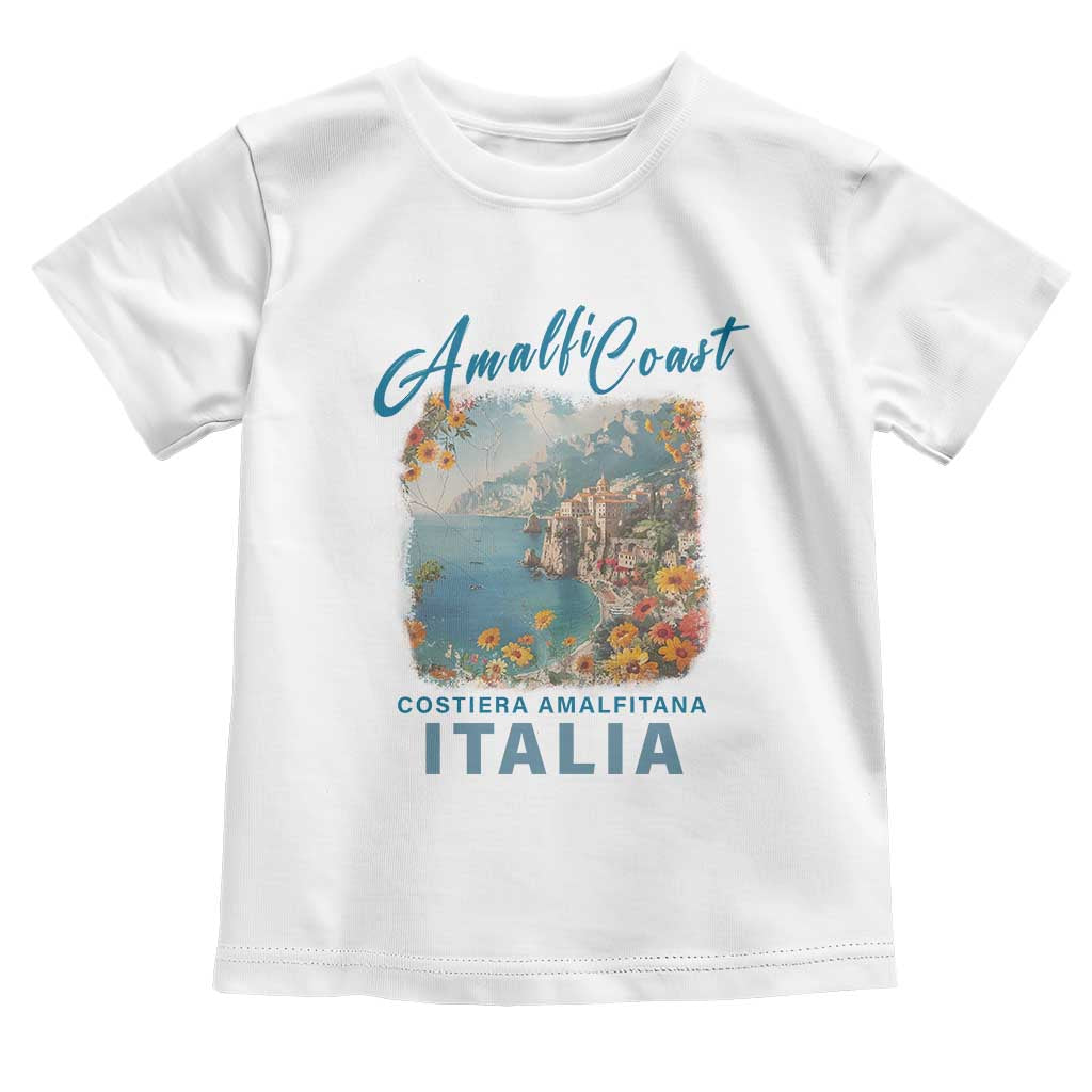 Italy Trip Toddler T Shirt Amalfi Coast Beautiful Beach TS09 White Print Your Wear