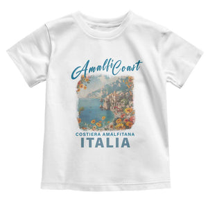Italy Trip Toddler T Shirt Amalfi Coast Beautiful Beach TS09 White Print Your Wear