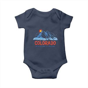 Colorado Baby Onesie Adventure Is Calling Nature Lover Outdoor Activities TS09 Navy Print Your Wear