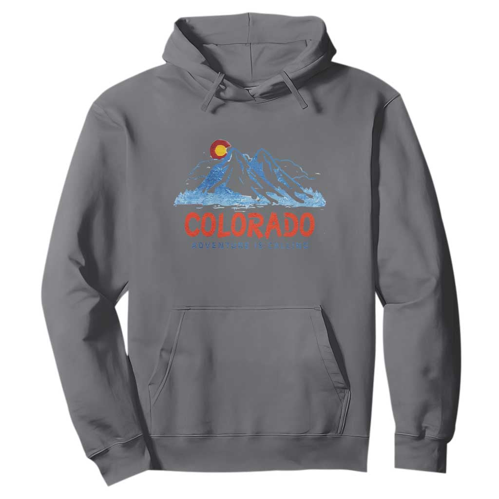 Colorado Hoodie Adventure Is Calling Nature Lover Outdoor Activities TS09 Charcoal Print Your Wear