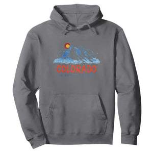 Colorado Hoodie Adventure Is Calling Nature Lover Outdoor Activities TS09 Charcoal Print Your Wear