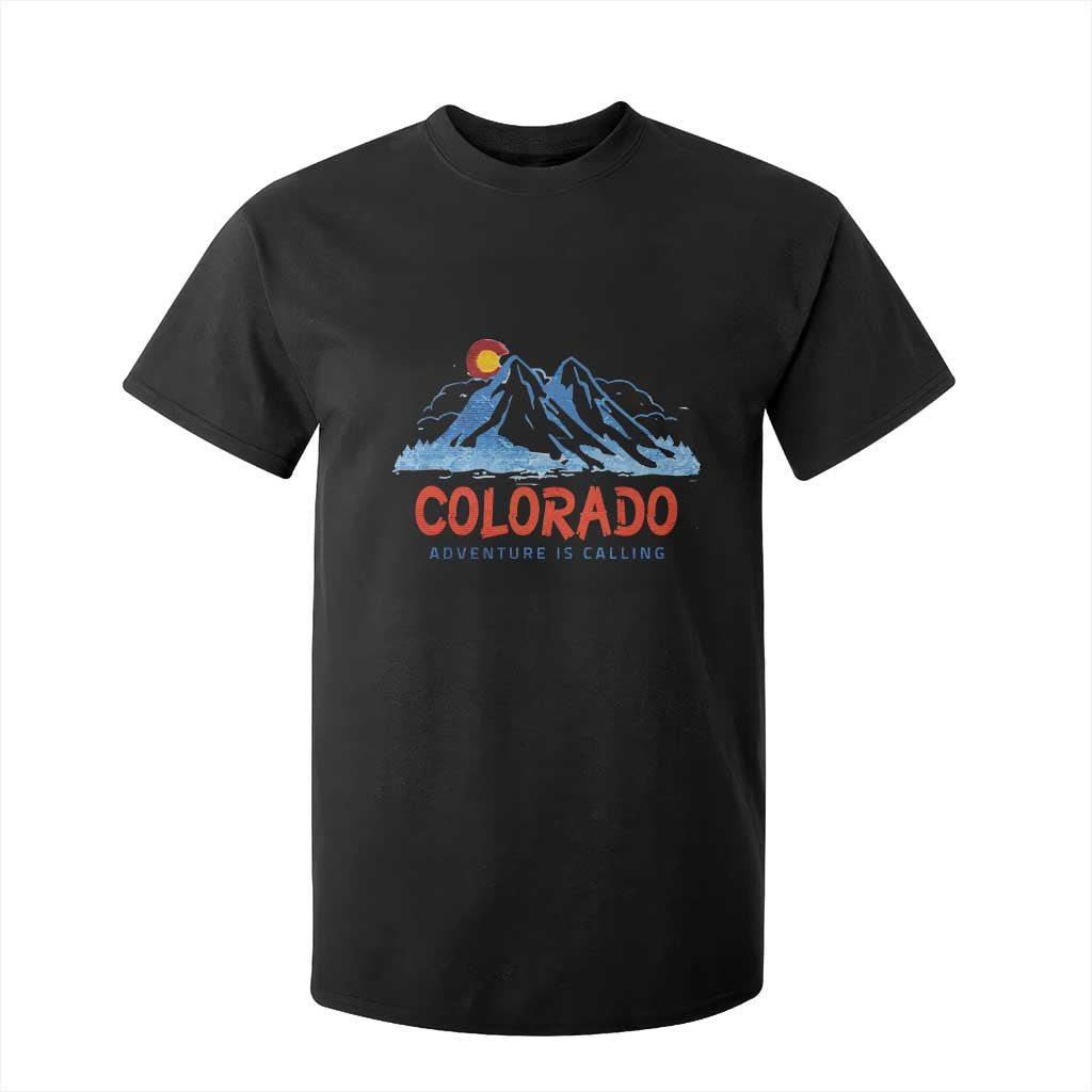 Colorado T Shirt For Kid Adventure Is Calling Nature Lover Outdoor Activities TS09 Black Print Your Wear