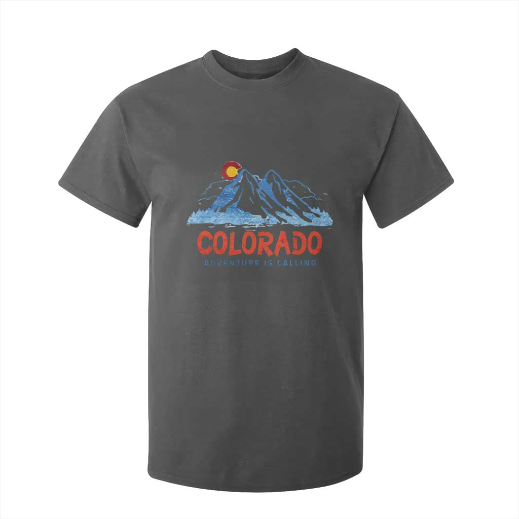 Colorado T Shirt For Kid Adventure Is Calling Nature Lover Outdoor Activities TS09 Dark Heather Print Your Wear