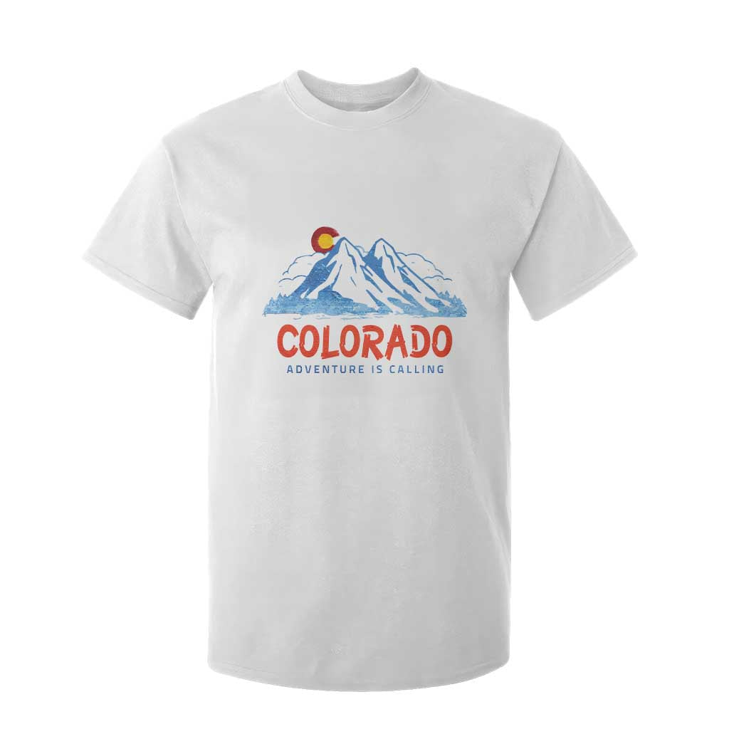 Colorado T Shirt For Kid Adventure Is Calling Nature Lover Outdoor Activities TS09 White Print Your Wear