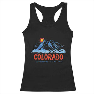 Colorado Racerback Tank Top Adventure Is Calling Nature Lover Outdoor Activities TS09 Black Print Your Wear