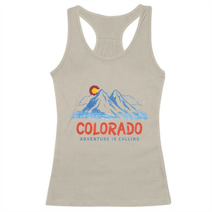 Colorado Racerback Tank Top Adventure Is Calling Nature Lover Outdoor Activities TS09 Sand Print Your Wear