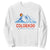 Colorado Sweatshirt Adventure Is Calling Nature Lover Outdoor Activities TS09 White Print Your Wear