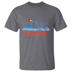 Colorado T Shirt Adventure Is Calling Nature Lover Outdoor Activities TS09 Charcoal Print Your Wear