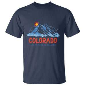 Colorado T Shirt Adventure Is Calling Nature Lover Outdoor Activities TS09 Navy Print Your Wear
