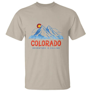 Colorado T Shirt Adventure Is Calling Nature Lover Outdoor Activities TS09 Sand Print Your Wear