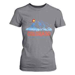 Colorado T Shirt For Women Adventure Is Calling Nature Lover Outdoor Activities TS09 Charcoal Print Your Wear