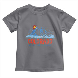 Colorado Toddler T Shirt Adventure Is Calling Nature Lover Outdoor Activities TS09 Charcoal Print Your Wear