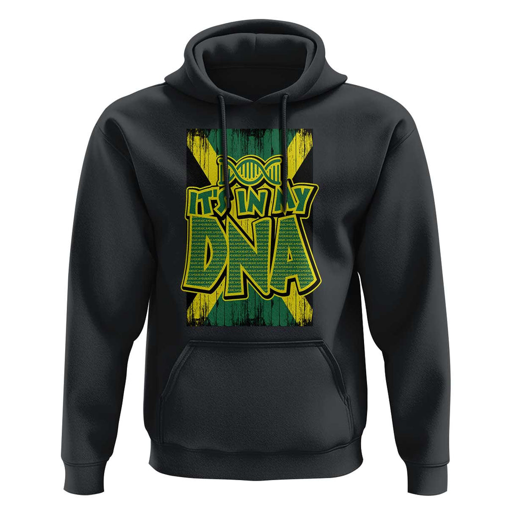 Jamaican Pride Hoodie Jamaica It's In My DNA TS09 Black Print Your Wear