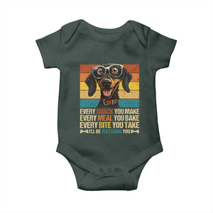 Funny Dog Lover Baby Onesie I'll Be Watching You TS09 Print Your Wear