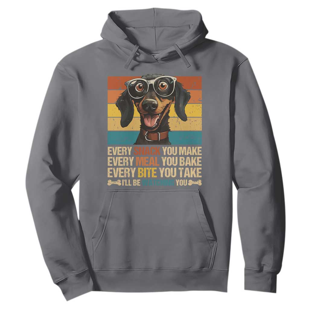 Funny Dog Lover Hoodie I'll Be Watching You TS09 Charcoal Print Your Wear