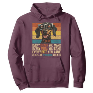 Funny Dog Lover Hoodie I'll Be Watching You TS09 Maroon Print Your Wear