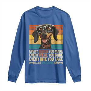 Funny Dog Lover Long Sleeve Shirt I'll Be Watching You TS09 Royal Blue Print Your Wear