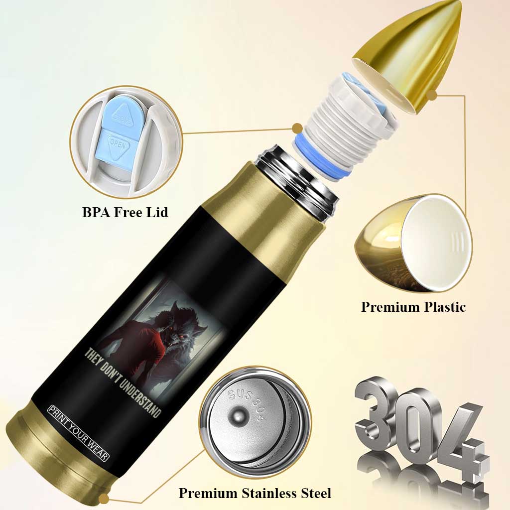 Alpha Wolf They Don't Understand Bullet Tumbler TS09 Print Your Wear