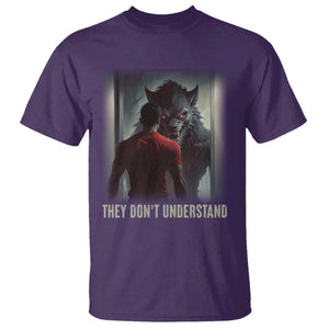 Alpha Wolf They Don't Understand T Shirt TS09 Purple Print Your Wear