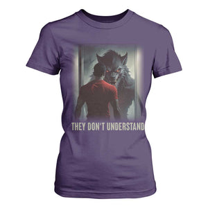 Alpha Wolf They Don't Understand T Shirt For Women TS09 Purple Print Your Wear
