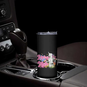 Funny Alpha Male Unicorn Skinny Tumbler TS09 Print Your Wear