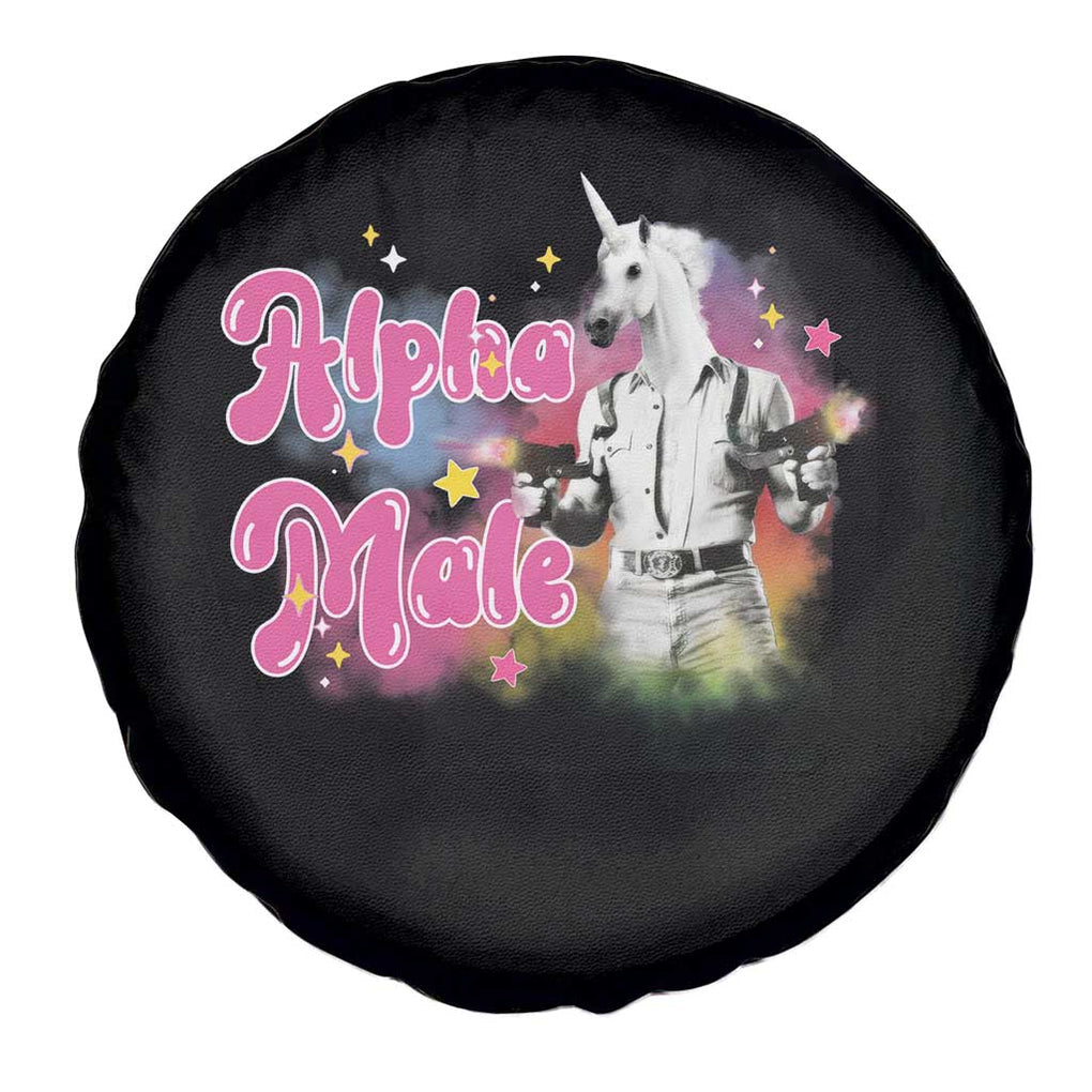 Funny Alpha Male Unicorn Spare Tire Cover TS09 Print Your Wear