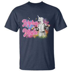 Funny Alpha Male Unicorn T Shirt TS09 Navy Print Your Wear