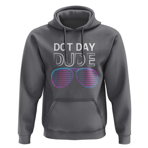 Dot Day Dude Hoodie Cool Dot Sunglass TS09 Charcoal Print Your Wear
