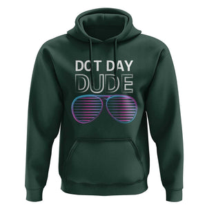 Dot Day Dude Hoodie Cool Dot Sunglass TS09 Dark Forest Green Print Your Wear