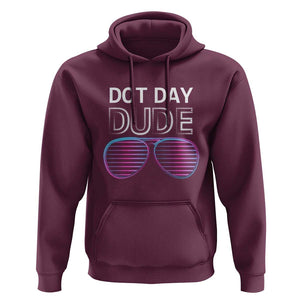 Dot Day Dude Hoodie Cool Dot Sunglass TS09 Maroon Print Your Wear