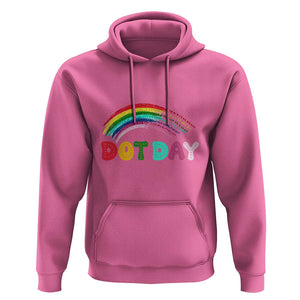 Rainbow Happy Dot Day Hoodie TS09 Azalea Print Your Wear