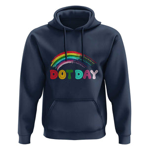 Rainbow Happy Dot Day Hoodie TS09 Navy Print Your Wear