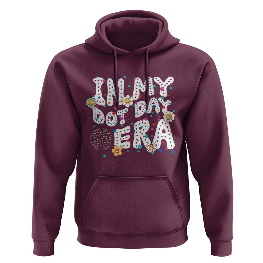 Groovy In My Dot Day Era Hoodie TS09 Maroon Print Your Wear