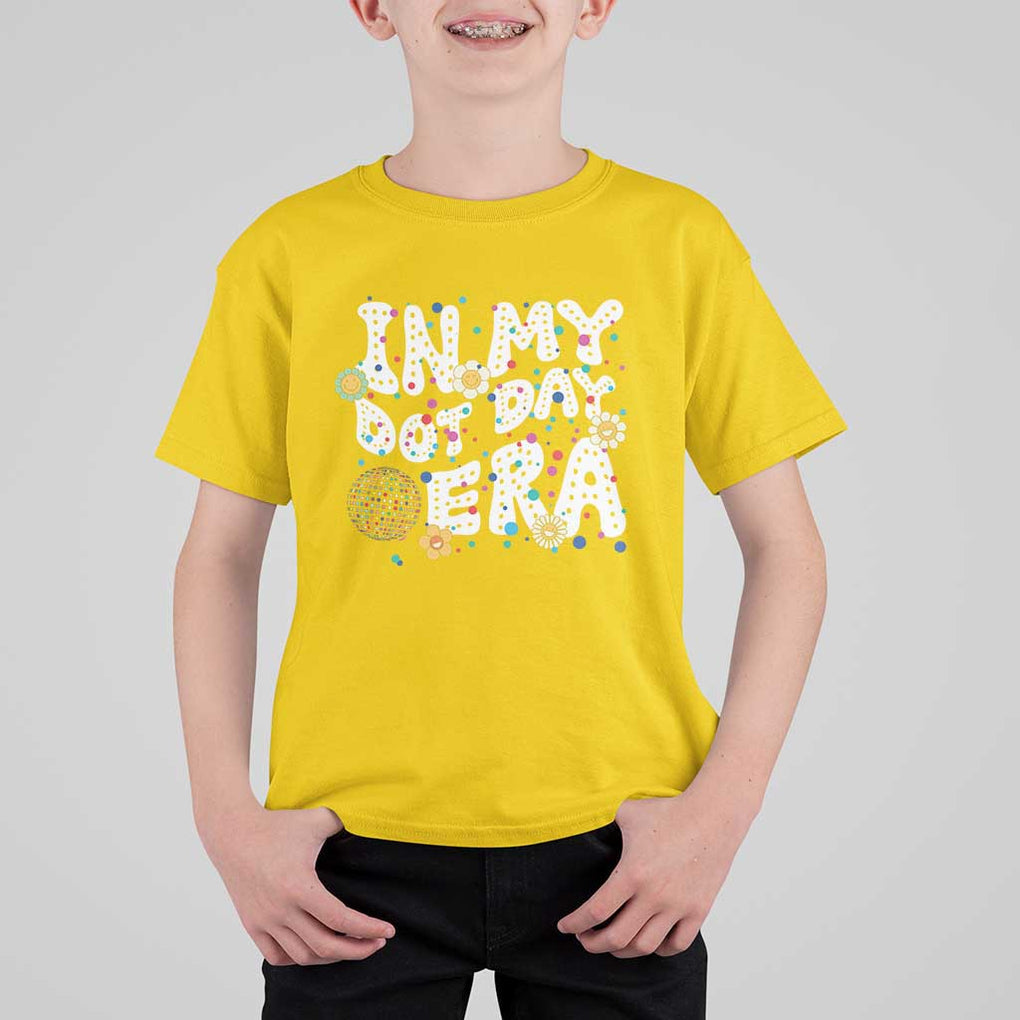 Groovy In My Dot Day Era T Shirt For Kid TS09 Daisy Print Your Wear