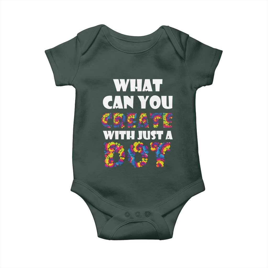 Happy Dot Day Baby Onesie What Can You Create With Just A Dot TS09 Print Your Wear