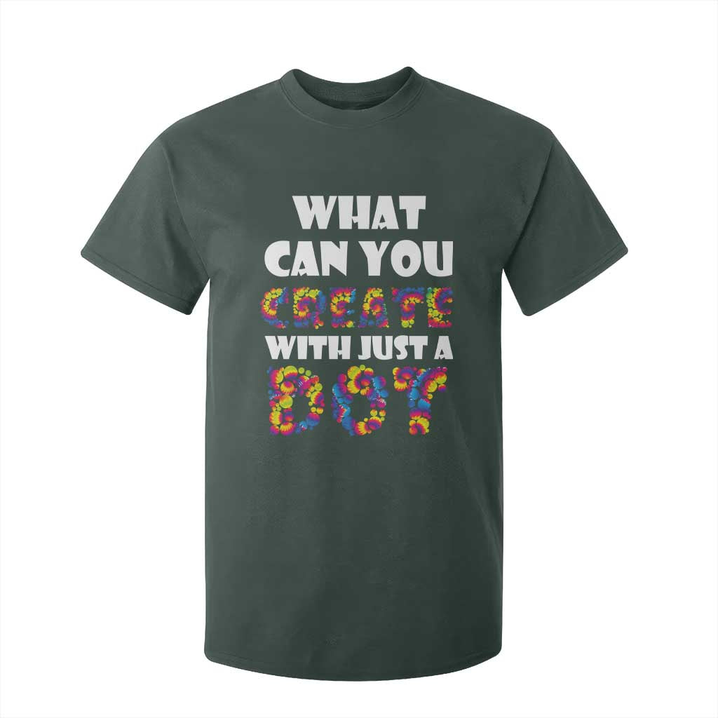 Happy Dot Day T Shirt For Kid What Can You Create With Just A Dot TS09 Dark Forest Green Print Your Wear