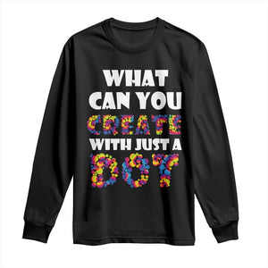 Happy Dot Day Long Sleeve Shirt What Can You Create With Just A Dot TS09 Black Print Your Wear