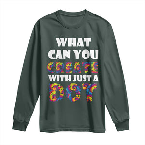 Happy Dot Day Long Sleeve Shirt What Can You Create With Just A Dot TS09 Dark Forest Green Print Your Wear