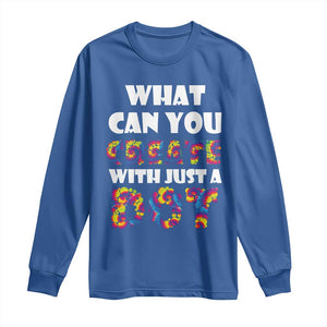 Happy Dot Day Long Sleeve Shirt What Can You Create With Just A Dot TS09 Royal Blue Print Your Wear